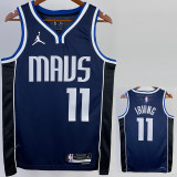 22/23 Dallas Mavericks IRVING #11 Royal Blue Top Quality Hot Pressing NBA Jersey (Trapeze Edition)飞人版