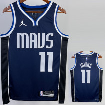 22/23 Dallas Mavericks IRVING #11 Royal Blue Top Quality Hot Pressing NBA Jersey (Trapeze Edition)飞人版