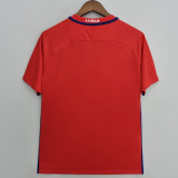 1998 Chile Home Retro  Soccer Jersey （98小字）