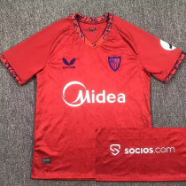 24/25 Sevilla Away New Fans Soccer Jersey(胸前广告）