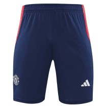24/25 Man Utd Royal Blue Training Shorts Pants (红边）