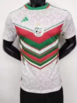 2024 Algeria White －Green Edge  Special Edition  Player Version Soccer Jersey # A20