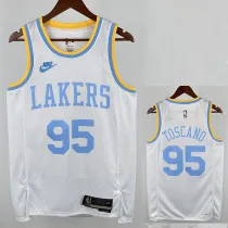 22/23 LAKERS ANDERSON # 95 White Top Quality Hot Pressing NBA Jersey(圆领)