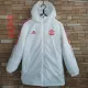 22/23 Man Utd White Hooded Cotton Coat Red Edge (红色边) 棉衣