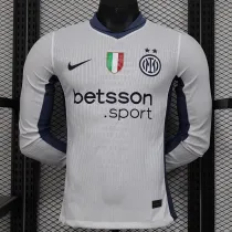 24/25  INT Away Player Version  Long Sleeve Soccer Jersey(长袖)