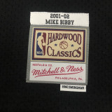 2001 Kings BIBBY #10 Black Retro Top Quality Hot Pressing NBA Jersey