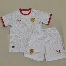 24/25 Sevilla Home  Kids Soccer Jersey
