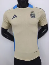 24/25 Argentina khaki  Special Edition  Player Version Soccer Jersey