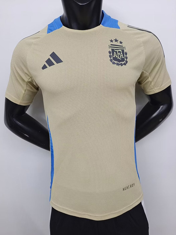 24/25 Argentina khaki  Special Edition  Player Version Soccer Jersey
