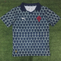 25/26  Portugal Pattern Blue  Training shirts