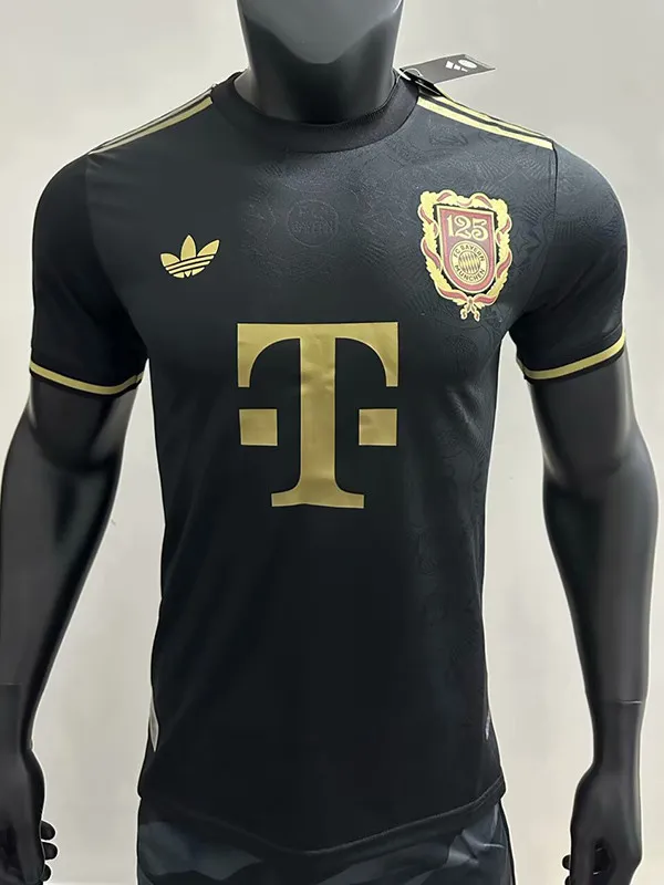 24/25 Bayern Black 125th Anniversary Edition  Player Version Soccer Jersey