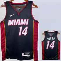 22/23 HEAT HERRO #14 Black Top Quality Hot Pressing NBA Jersey (V领）