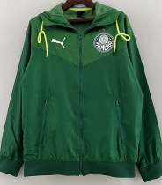2024 Palmeiras Green  one sided hooded  Windbreaker （单面带帽风衣）