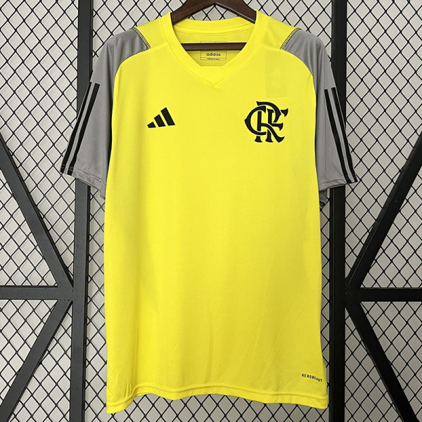24/25 Flamengo Yellow Training shirts（圆领）