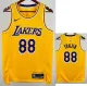 22/23 LAKERS LAKERS #88 Yellow Top Quality Hot Pressing NBA Jersey(圆领)