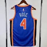23/24 KNICKS ROSE #4 Blue City Edition Top Quality Hot Pressing NBA Jersey