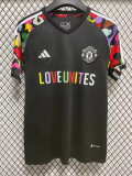 24/25Man Utd Black Pre-match Training shirts