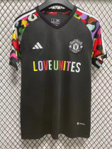 24/25Man Utd Black Pre-match Training shirts
