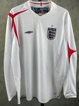 2006 England Home Retro Long Sleeve Soccer Jersey (长袖)