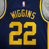 22/23 WARRIORS WIGGINS #22 Dark blue Top Quality Hot Pressing NBA Jersey (Trapeze Edition)