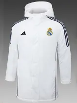 24/25 RMA White Hooded Cotton Coat (彩标)帽棉衣