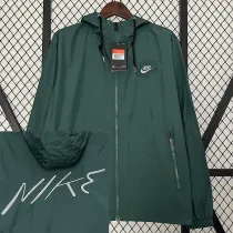 2024 New NK Green Windbreaker(背上带字、连帽）