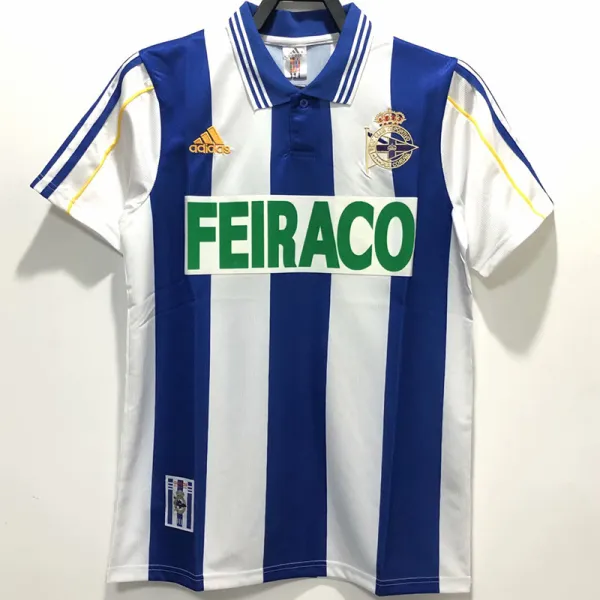 1999/2000 La Coruna Home Retro Soccer Jersey