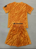 24/25  ATM Orange Goalkeeper Kids Soccer Jersey(左袖带黑广告）