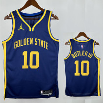 22/23 WARRIORS BUTLER III # 10 Royal Blue Flying Man Top Quality Hot Pressing NBA Jersey