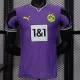 25/26 Dortmund Goalkeeper Purple Player Version Soccer Jersey