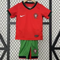 24/25 Portugal Home Kids Soccer Jersey