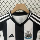 24/25  Newcastle Home Kids Soccer Jersey