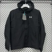 24/25 UA Black Single Layer Hooded Windbreaker#F707