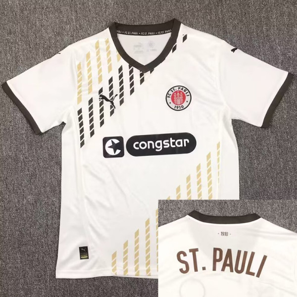 24/25 St. Pauli Away Fans Soccer Jersey