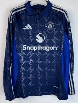 24/25 Man Utd Away Long sleeve  Fans Soccer Jersey（长袖）