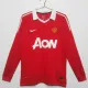 2010/2011 Man Utd Home Long sleeve Retro soccer jersey (长袖)