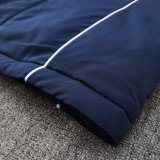 24/25 Bayern Royal Blue Hooded Cotton Coat (红标）帽棉衣