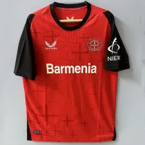 24/25 LeverKusen Home Red  Fans Soccer Jersey