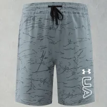 2025 RF-M569 Dardk Grey Cracked Digital Printed Casual Fitness Shorts#深灰带UA字样