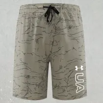 2025 RF-M569 khaki Cracked Digital Printed Casual Fitness Shorts带UA字样