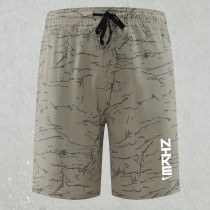 2025 RF-M564 NK khaki Cracked Digital Printed Casual Fitness Shorts#带ZU字样