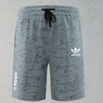 2025 RF-M556 AD Dark Grey Cracked Digital Printed Casual Fitness Shorts#带三叶草