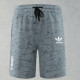 2025 RF-M556 AD Dark Grey Cracked Digital Printed Casual Fitness Shorts#带三叶草