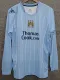 2007/2008 Man City Home Long Sleeve Retro Soccer Jersey