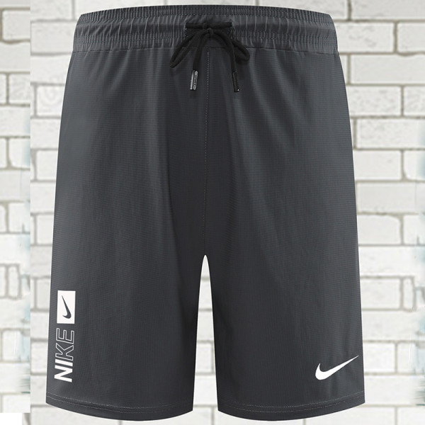 2025 RF-M643 NK Grey Nylon Grid Casual Fitness Shorts#带NIKE字