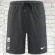 2025 RF-M643 NK Grey Nylon Grid Casual Fitness Shorts#带NIKE字