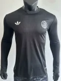 25/26 Germany 125th Anniversary Edition Black Long Sleeve Player Version Soccer Jersey