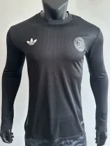 25/26 Germany 125th Anniversary Edition Black Long Sleeve Player Version Soccer Jersey
