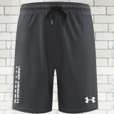 2025 RF-M649  Grey Nylon Grid Casual Fitness Shorts#灰