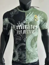 25/26 RMA Black Green Dragon   Player Version Training Shirts
